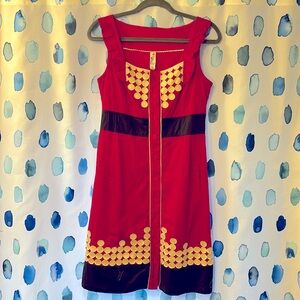 Gorgeous Anthropologie Pink Polkadot Dress